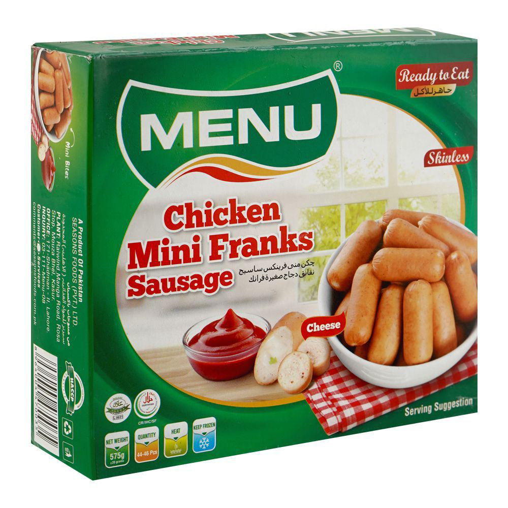 Picture of Menu Chicken Mini Franks Sausages 575GM