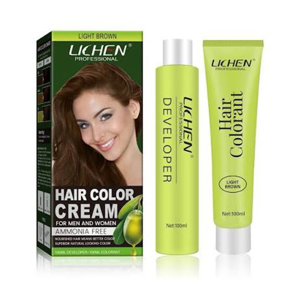 Picture of Lichen Hair Color Cream Natural Light Brown 100ML