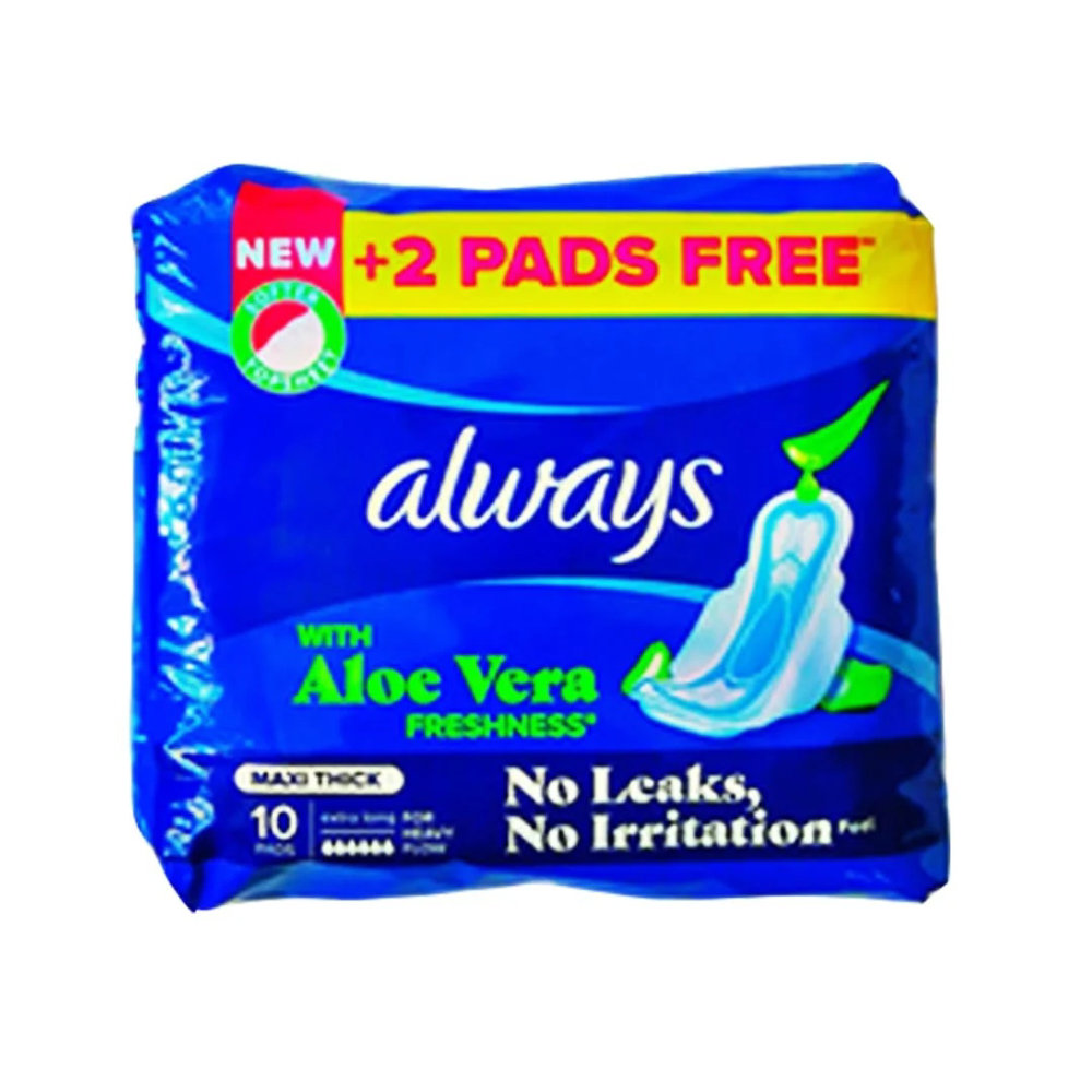 Picture of Always With Aloe Vera Maxi Thick Long 10Pads