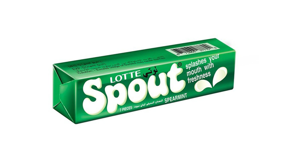 Picture of Lotte Spout Spearmint Gum 7Pcs Stick