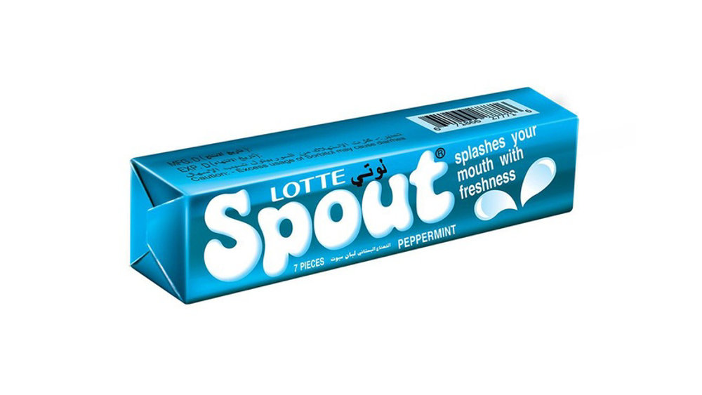 Picture of Lotte Spout Pappermint Gum 7Pcs Stick
