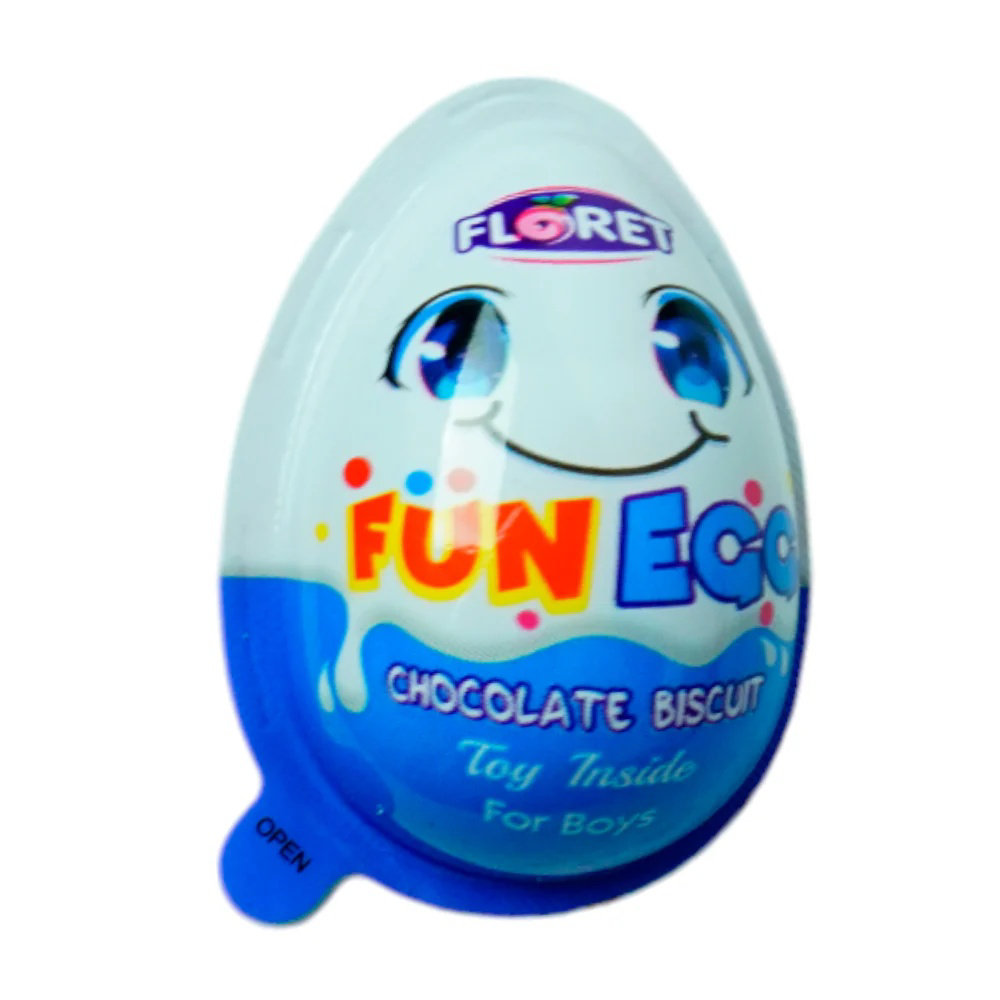 Picture of Floret Fun Egg Chocolate Biscuit For Girls 20GM