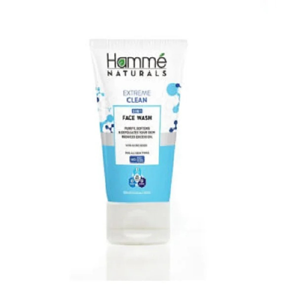 Picture of Hamme Naturals Extreme Clean 3 in1 Face Wash 100ML