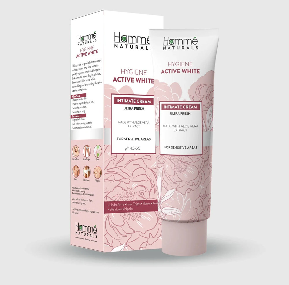 Picture of Hamme Naturals Active White Intimate Cream 25GM