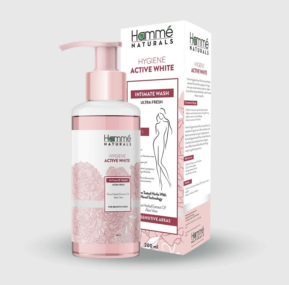 Picture of Hamme Naturals Active White Intimate Wash 200ML