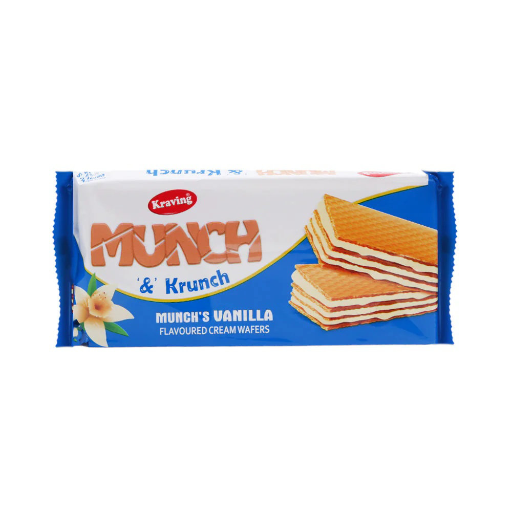 Picture of Kraving Munch & Krunch Vanilla Wafers 150GM