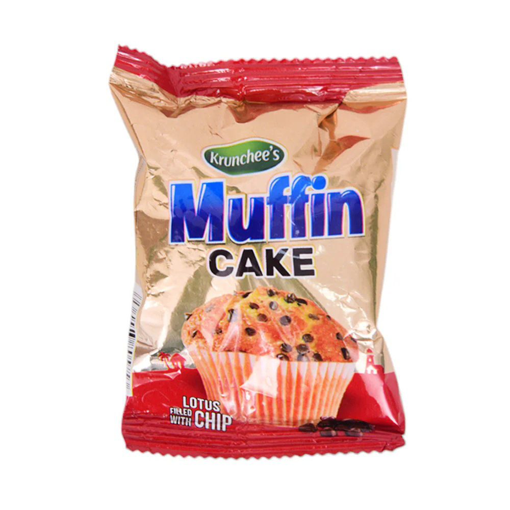 Picture of Krunchee's Lotus Chocolate Chip Muffin Cake 28GM