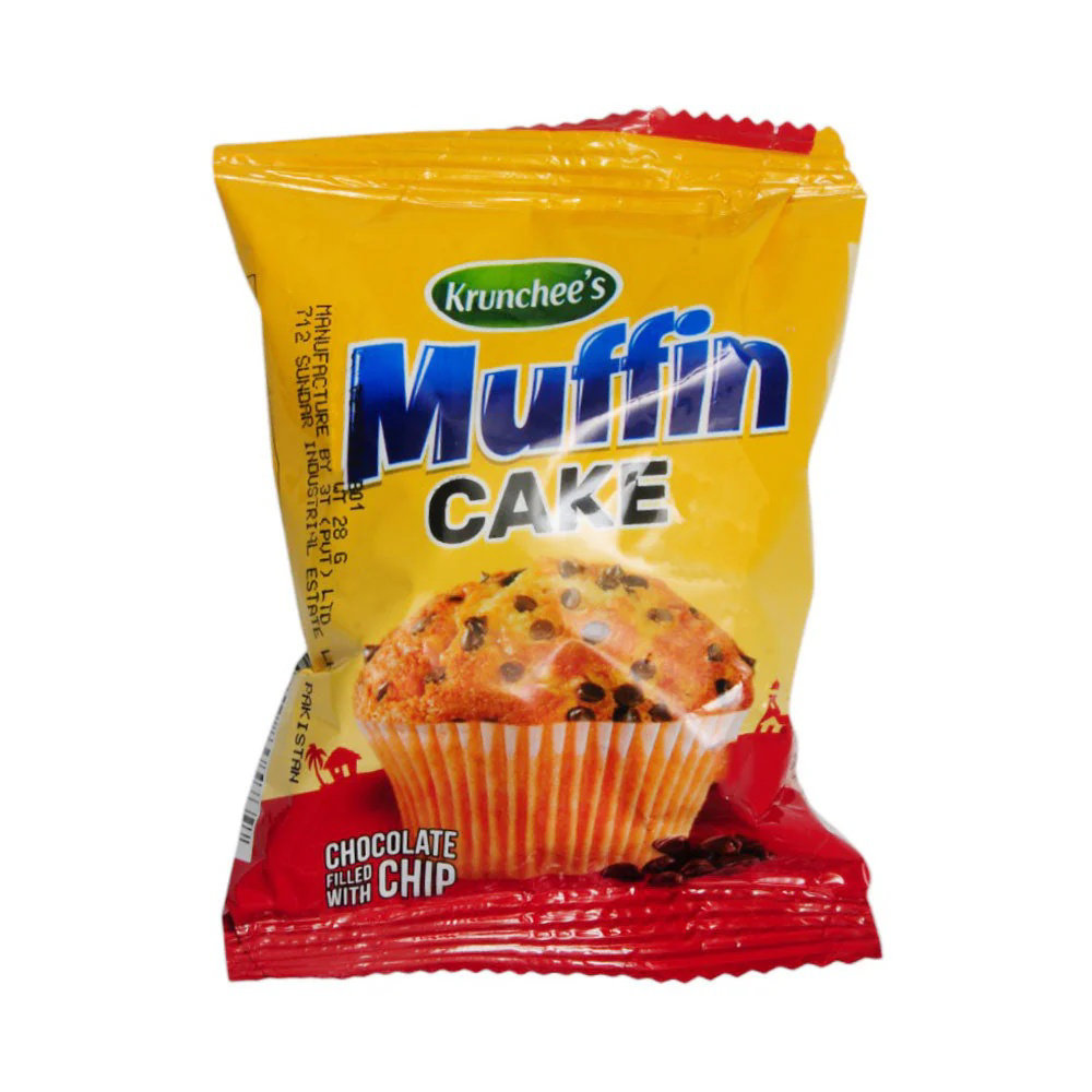 Picture of Krunchee's Vanilla Chocolate Chip Muffin Cake 28GM