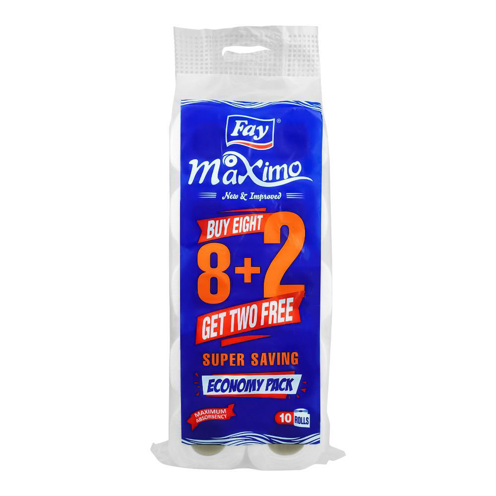 Picture of Fay Maximo Toilet Roll Economy Pack 8+2
