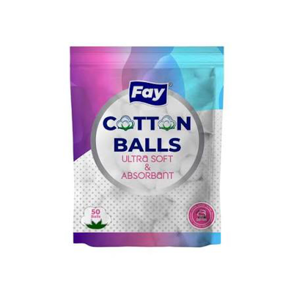 Picture of Fay Cotton Balls White 50s