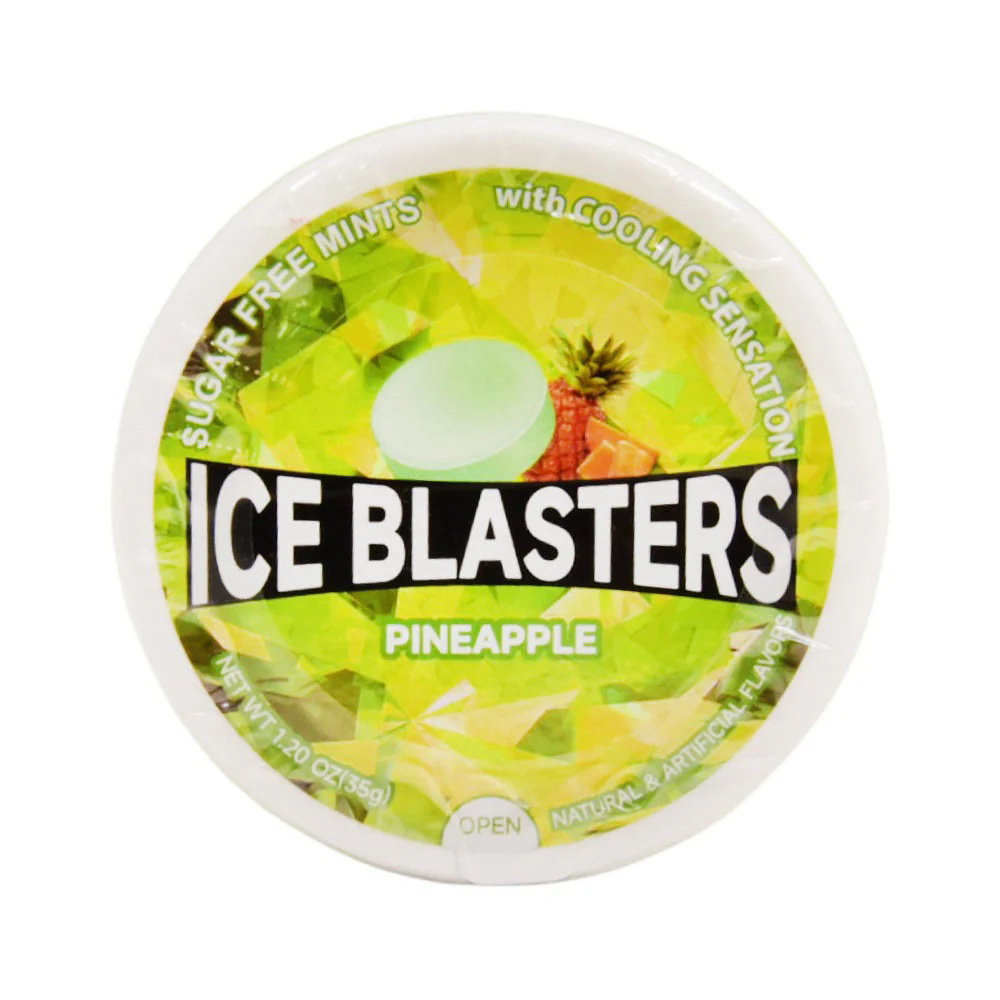 Picture of Bumble Bee Ice Blasters Pine Apple Sugar Free Mint 35GM