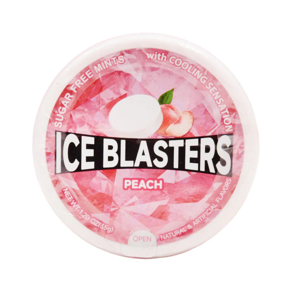 Picture of Bumble Bee Ice Blasters Peach Sugar Free Mints 35GM