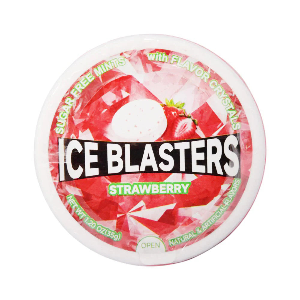 Picture of Bumble Bee Ice Blasters Strawberry Sugar Free Mints 35GM