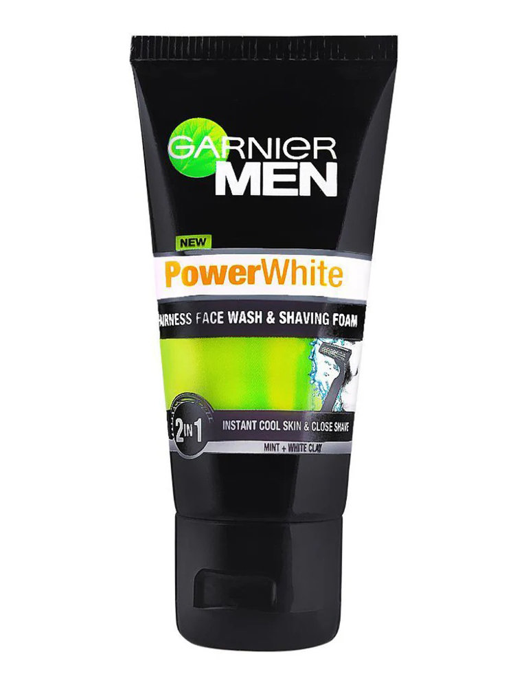 Picture of Garnier Men Power White Face Wash & Shaving Foam 50ML