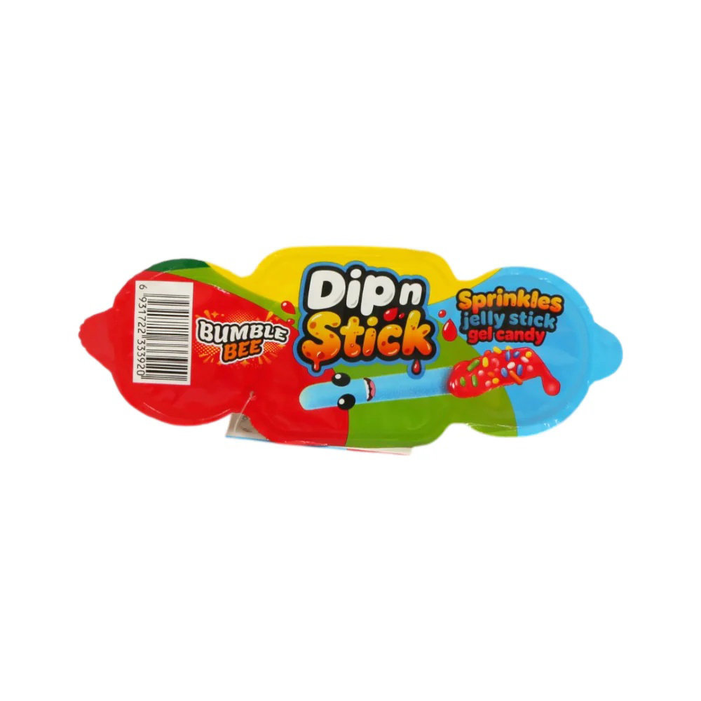 Picture of BUMBLE BEE DIP N STICK JELLY STICK WITH GEL CANDY 48G