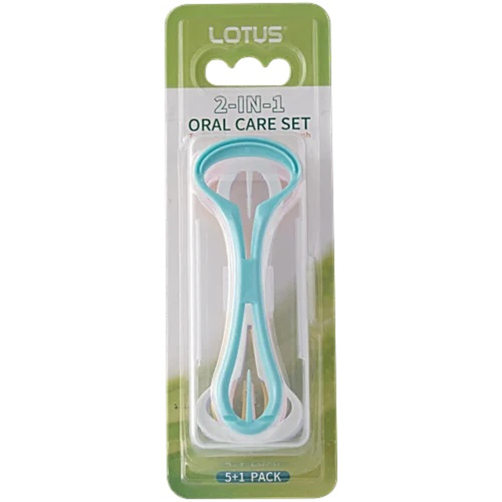 Picture of Lotus 2in1 Tongue Cleaner Toothbrush