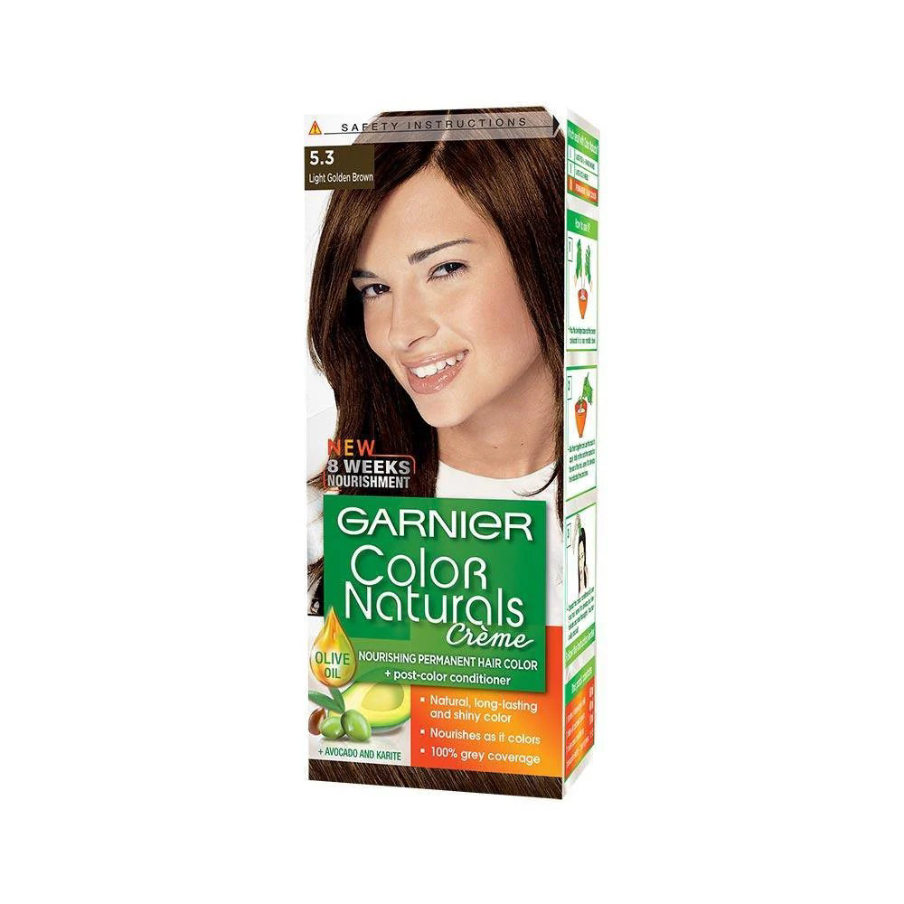 Picture of Garnier Hair Color Creme 5.3 Natural Light Golden Brown