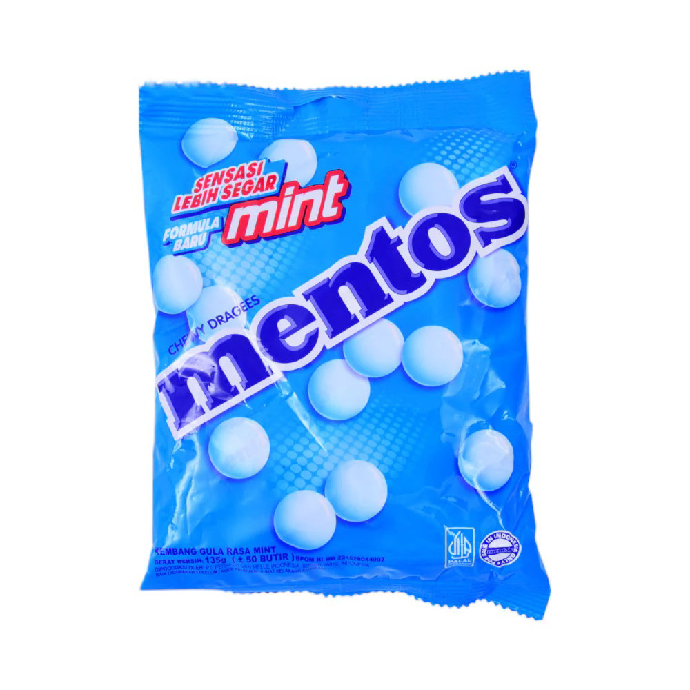 Picture of Mentos Chewy Dragees Mint 135GM