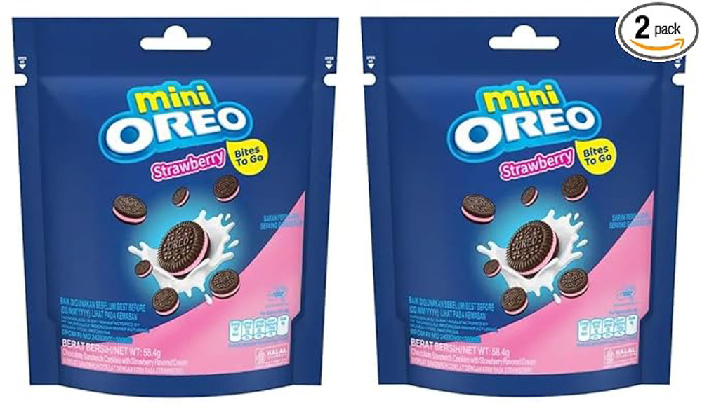 Picture of Mini Oreo Strawberry Biscuit Pouch 58.4GM