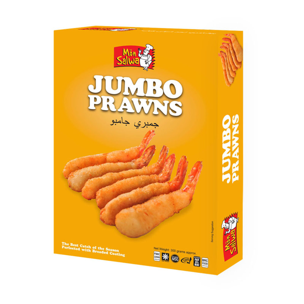 Picture of Mon Salwa Jumbo Prawns 300GM