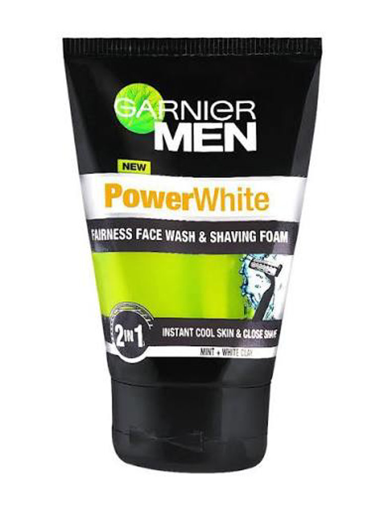 Picture of Garnier Men Power White Face Wash & Shaving Foam 100ML