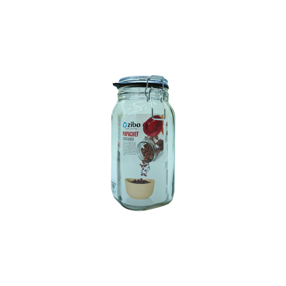 Picture of Ziba Glass Jar With Lock 11397