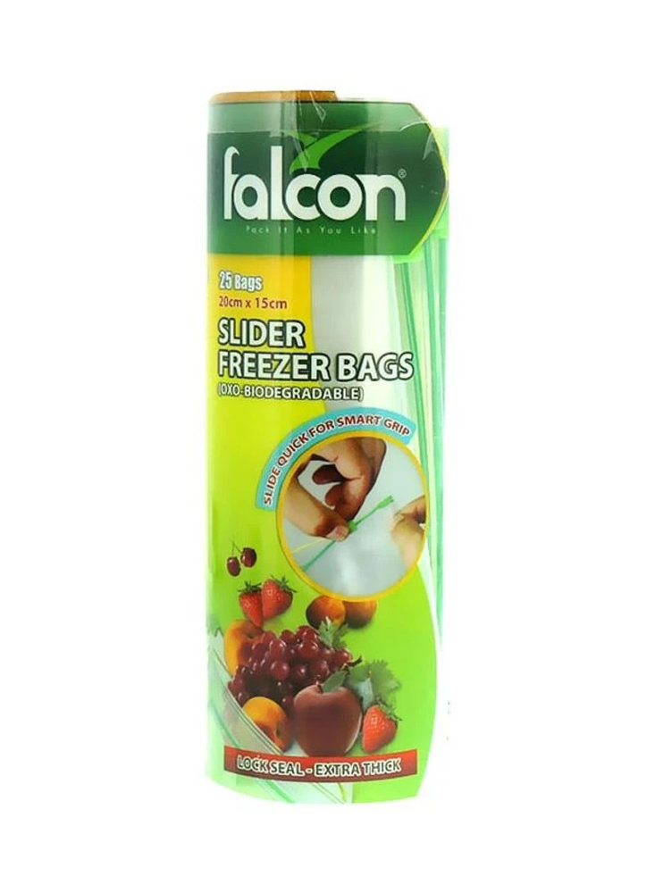 Picture of Falcon Slider Freezer Bags 20x15cm 25Bags