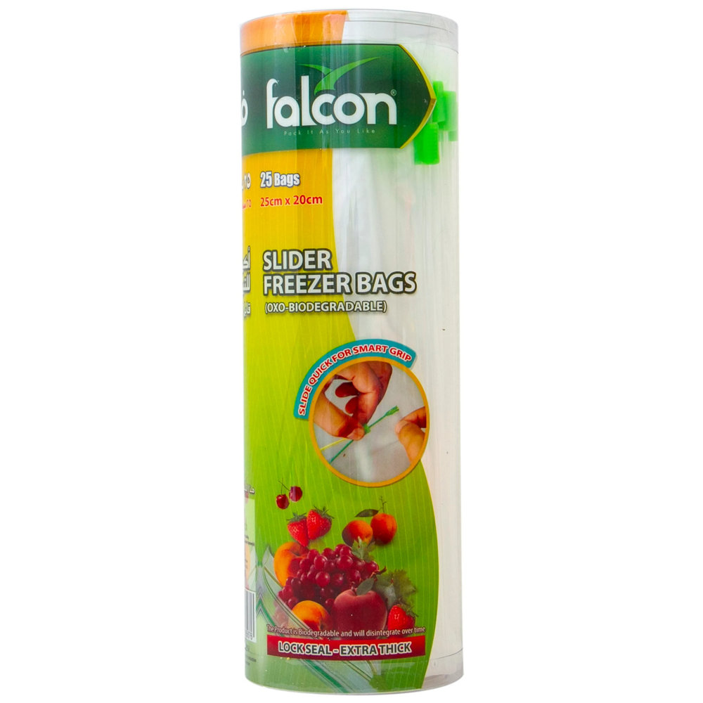 Picture of Falcon Slider Freezer Bags 25x20cm 25Bags