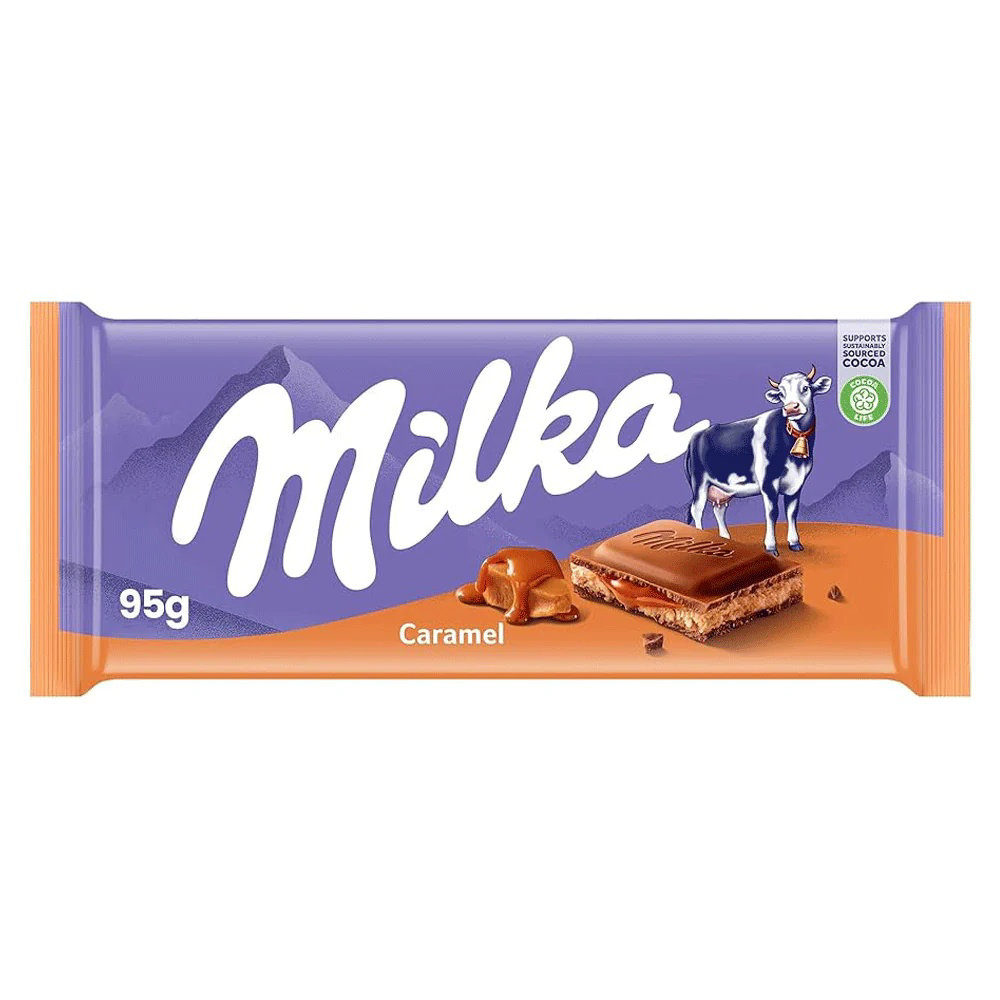 Picture of Milka Caramel Chocolate 95GM