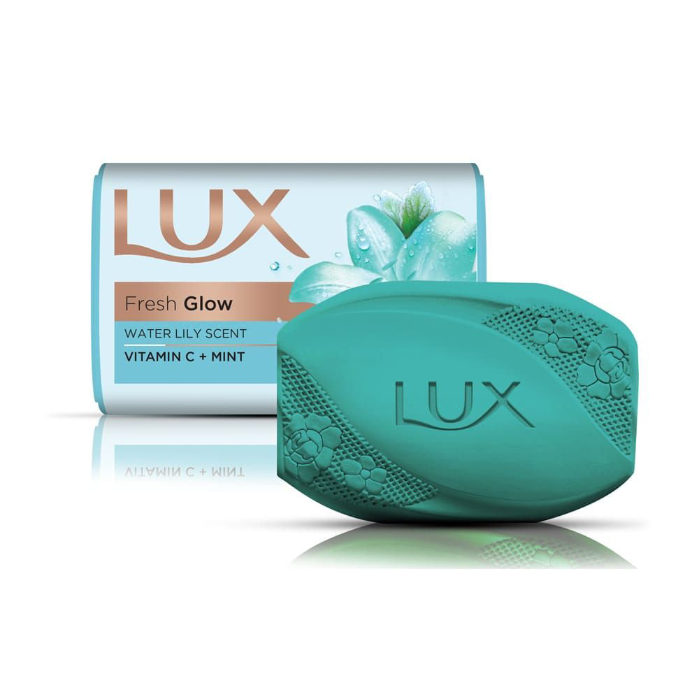 Picture of Lux Fresh Glow Lilly Scent Blue Soap 100GM