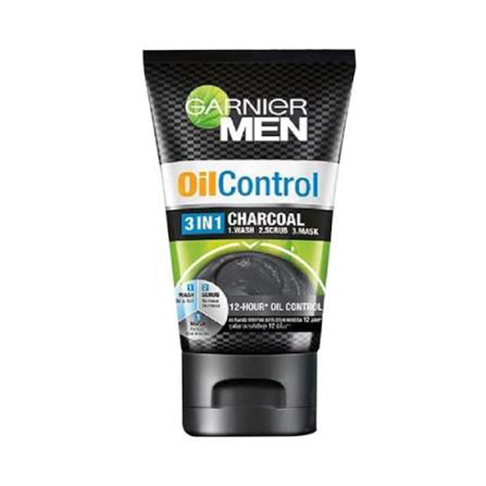 Picture of Garnier Men Oil Control Charcoal 3in1 Face Wash 100ML