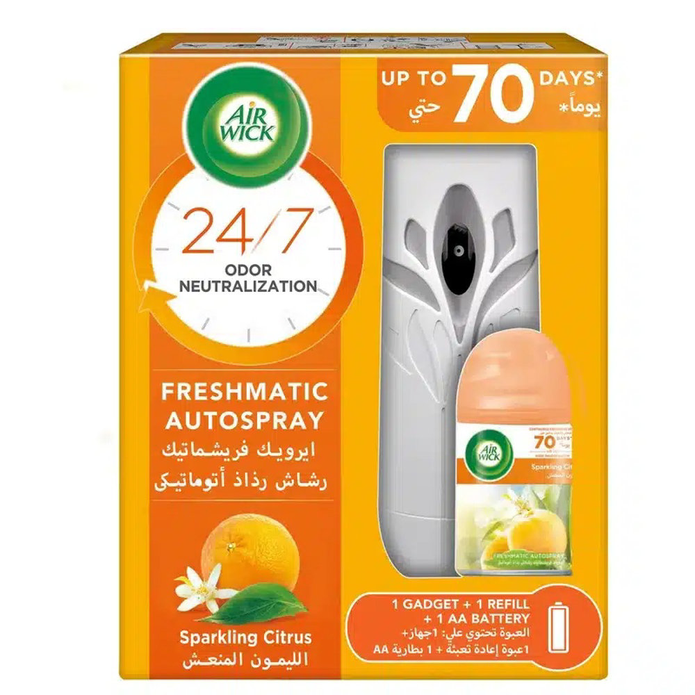 Picture of Air Wick Freshmatic Autospray Machine+Aerosol Free Citrus Fresh 