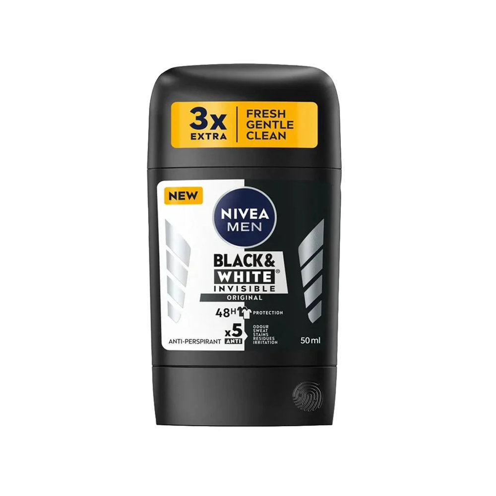 Picture of Nivea Men Black & White Invisible Original Deodorant Stick 50ML 