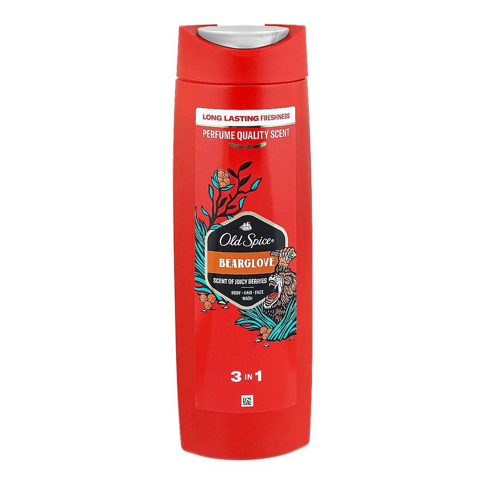 Picture of Old Spice Bearglove 3in 1 Shower Gel 400ML UK