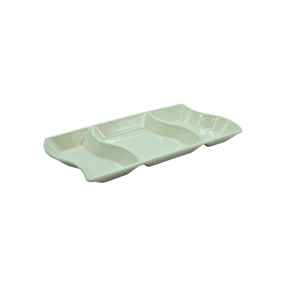 Picture of Melamine Cream Section Dish