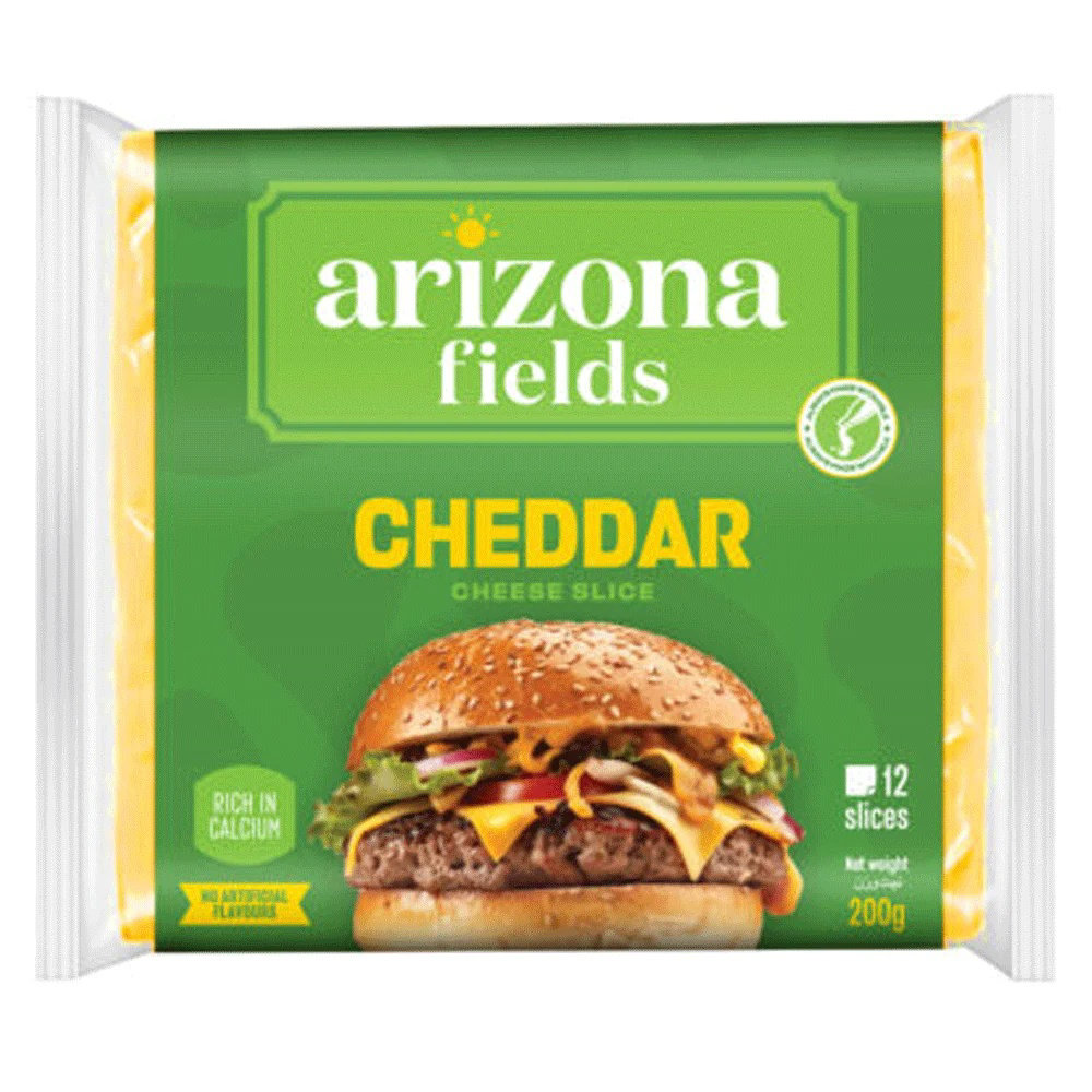 Picture of Arizona Field Cheddar Cheese Slice 200GM