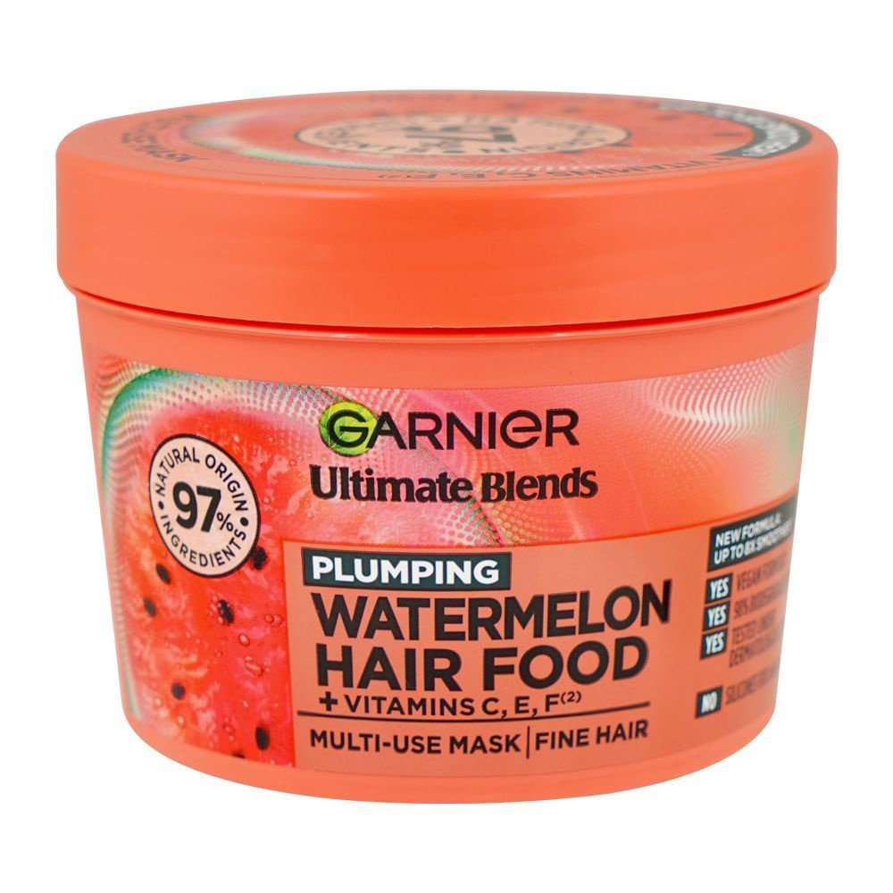 Picture of Garnier Plumping Watermelon Hair Mask Jar 400ML