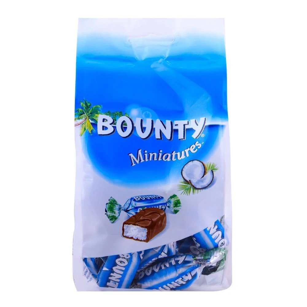 Picture of Bounty Miniatures Chocolate Toffee Pouch 220GM
