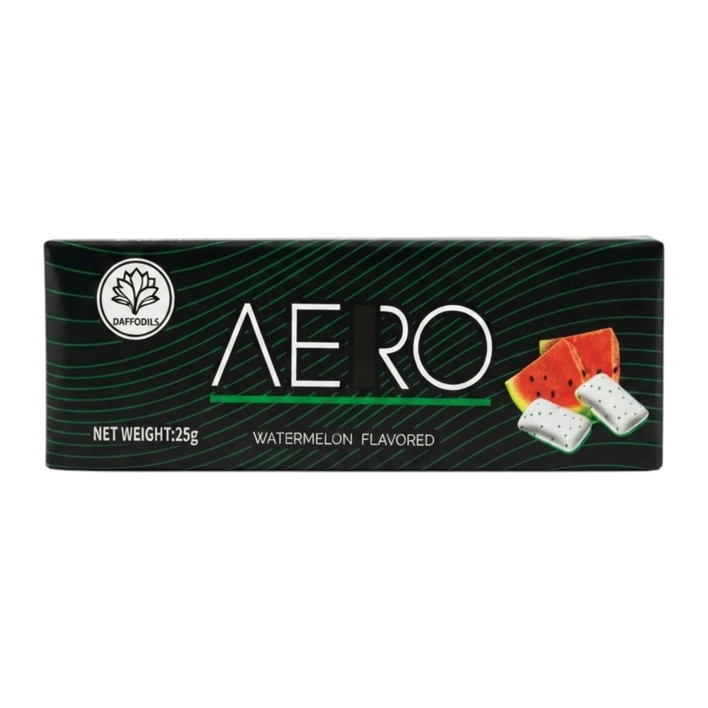 Picture of Daffodils Aero Watermelon Chewing Gum 25GM