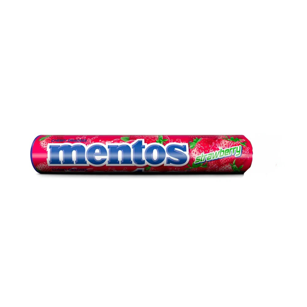 Picture of Mentos Chewy Dragees Strawberry 37.5GM 