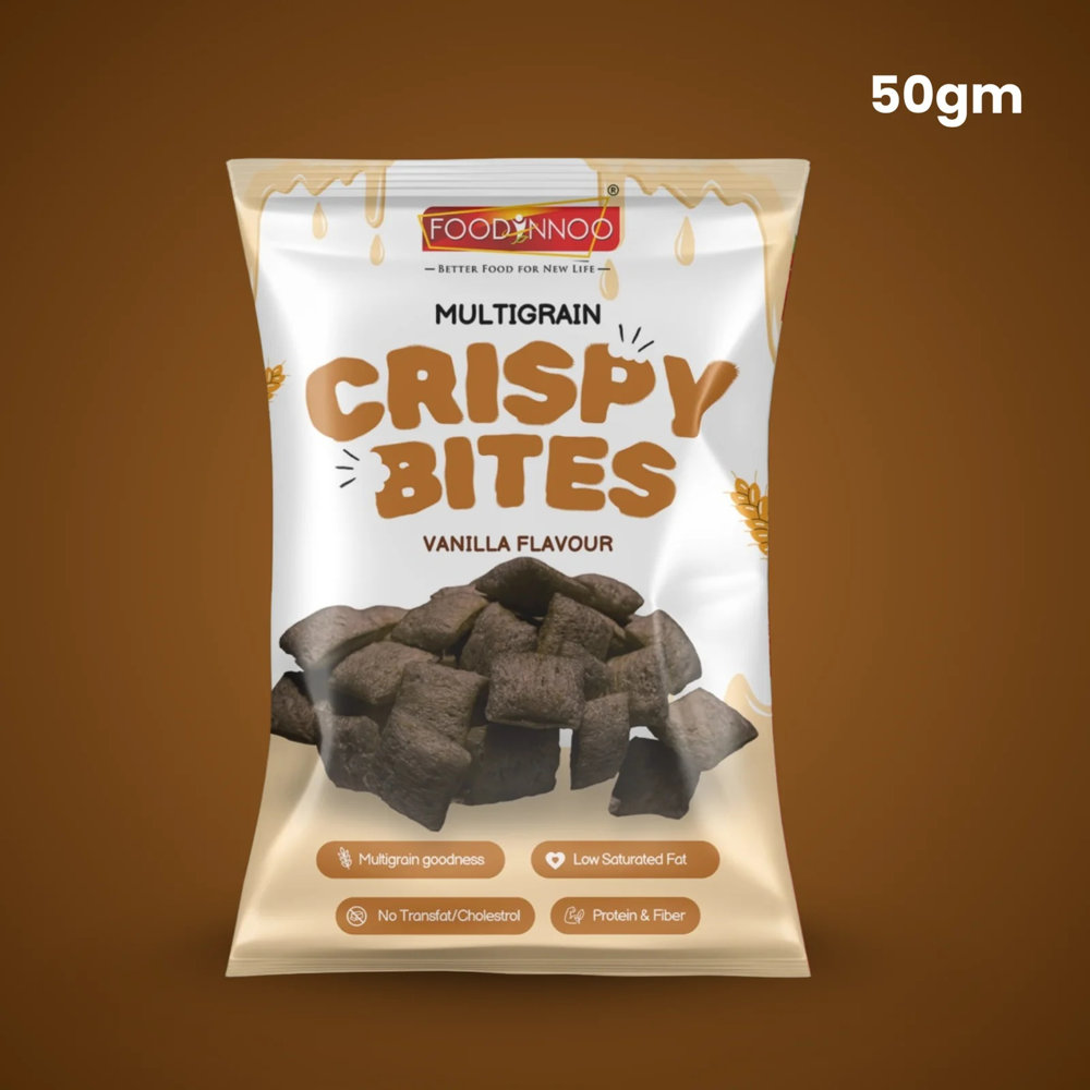 Picture of Crispy Bites Vanilla Cream Wafers 50GM