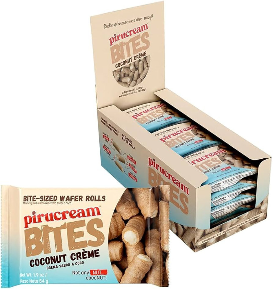 Picture of Crispy Bites Coconut Cream Wafers 50GM