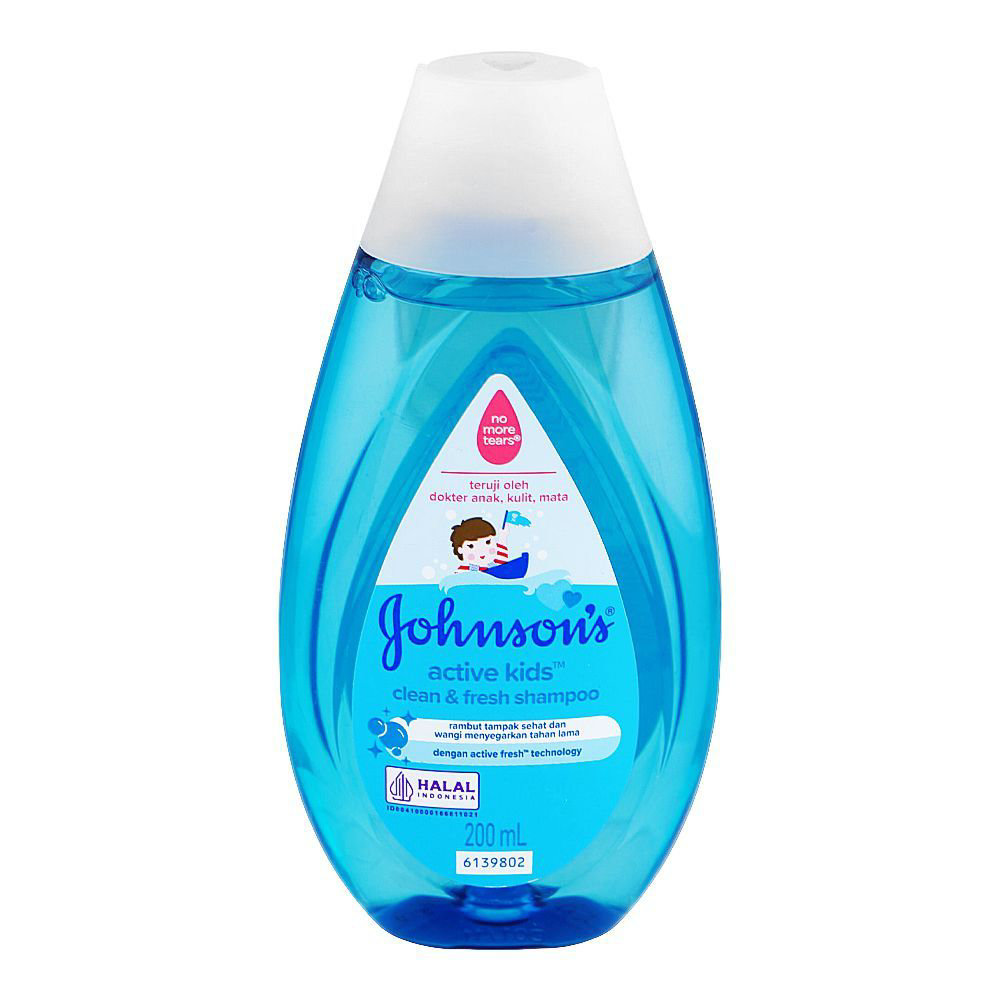 Picture of Johnsons Active Kids Hair & Baby Bath 200ML