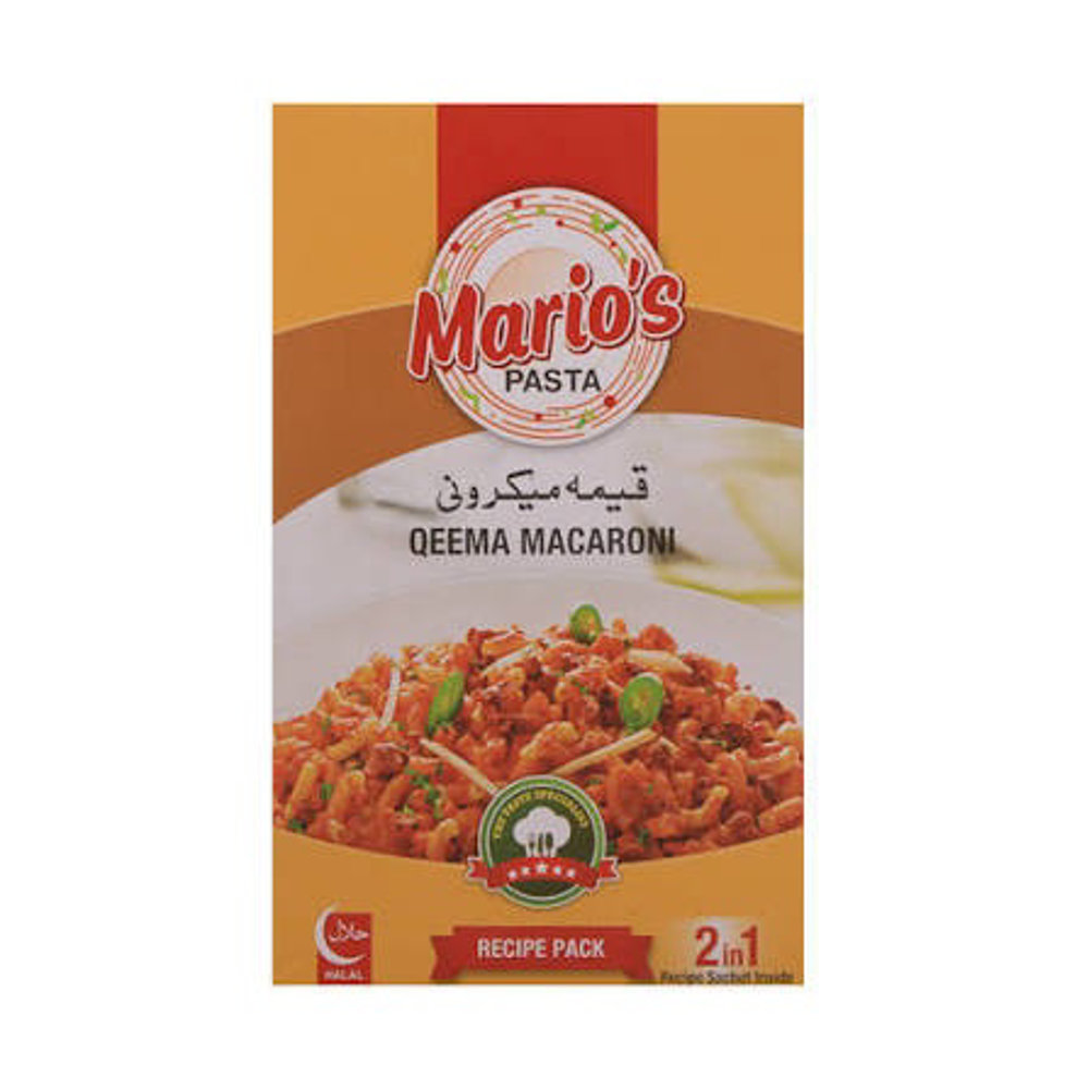 Picture of Marios Pasta Qeema Macaroni 2in1 225GM