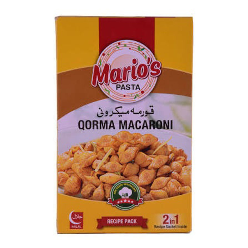 Picture of Marios Pasta Qorma Macaroni 2in1 225GM