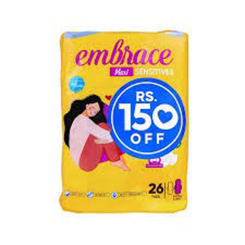 Picture of Embrace Maxi Sensitive XL 26 Pads