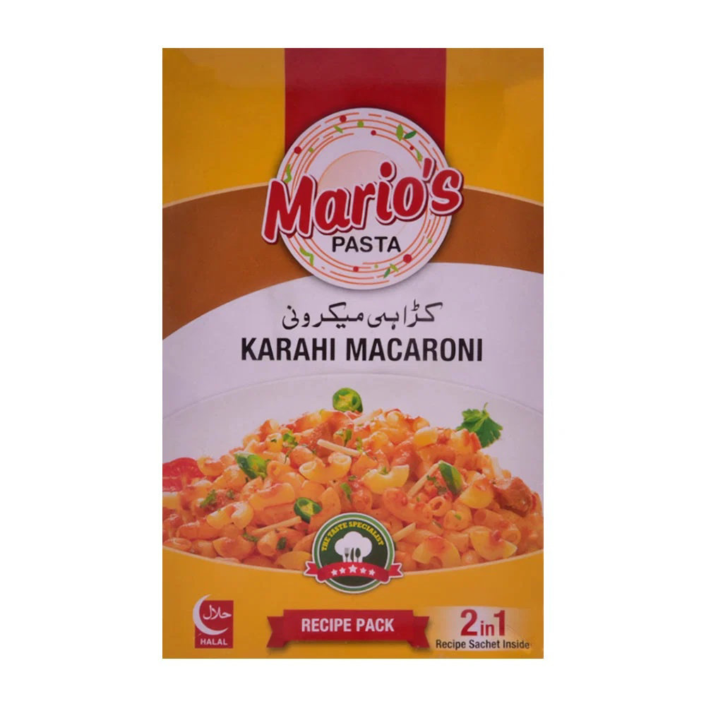 Picture of Marios Pasta Karahi Macaroni 2in1 225GM