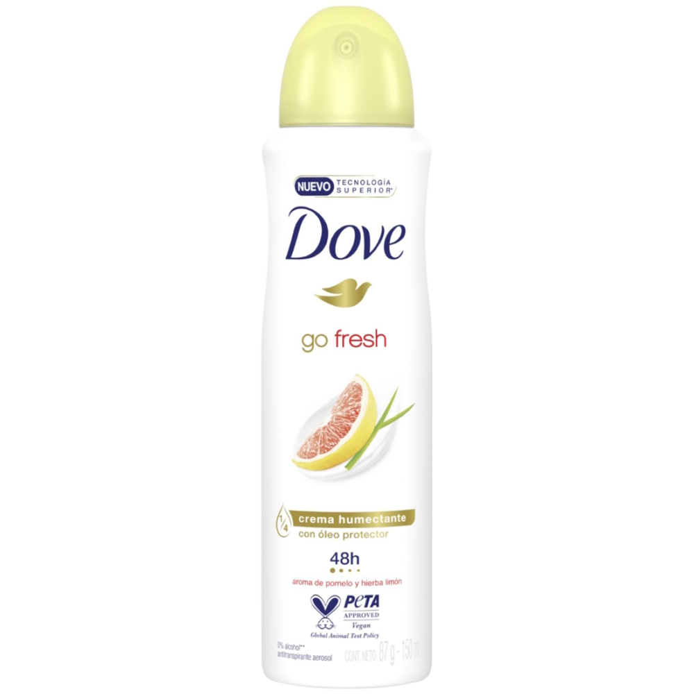 Picture of Dove Go Fresh Grapefruit & Lemongrass Body Spray 150ML