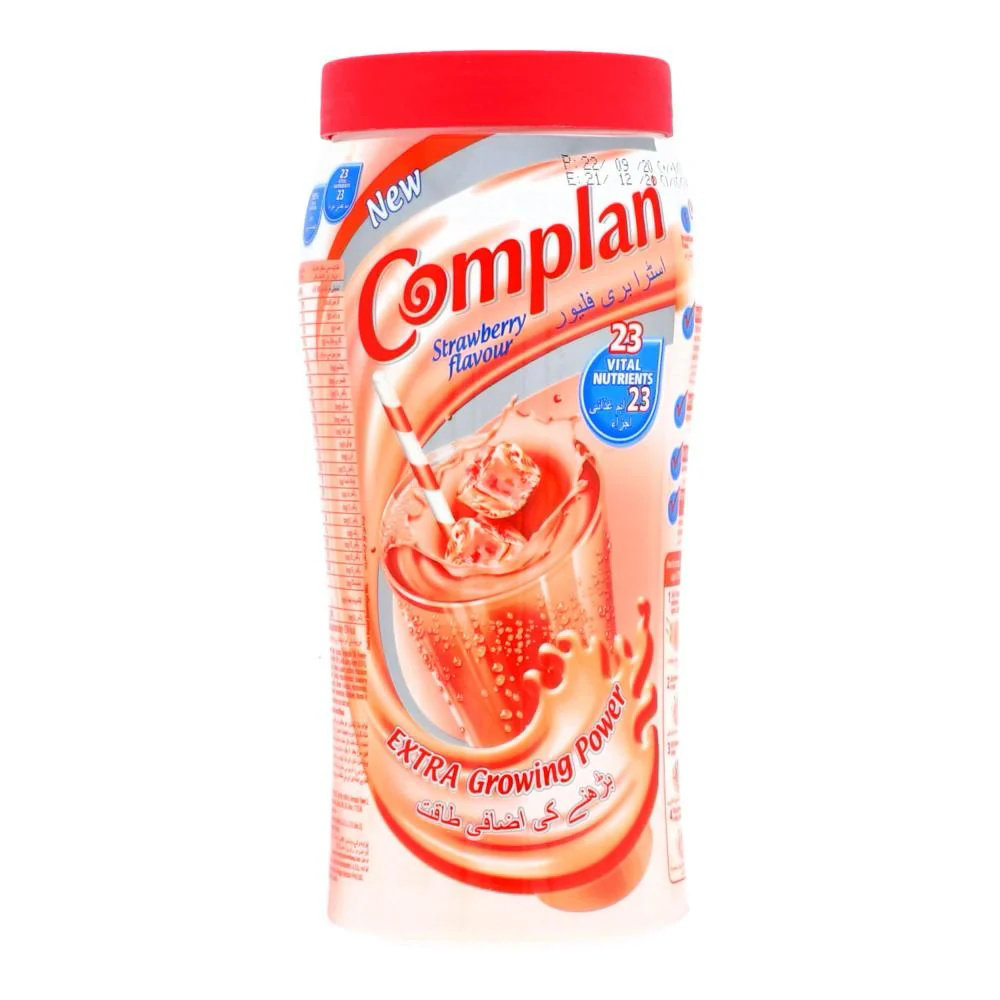 Picture of Complan Strawberry Flavour Powder 400GM Jar