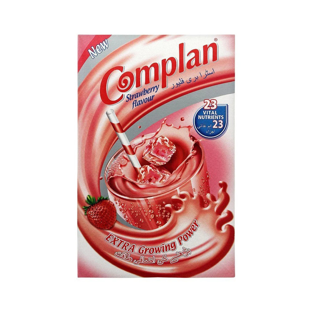 Picture of Complan Strawberry Flavour Powder 200GM Box